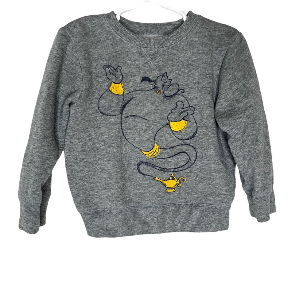 Disney Aladdin Genie Grey Sweatshirt Size 3T Boys